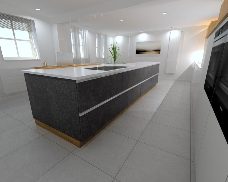 Oceans Kitchen & Bathrooms Kitchen Visualisation