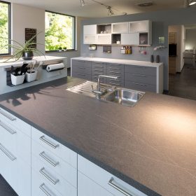 Grey and White Kitchen