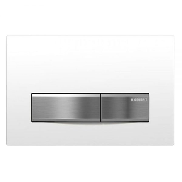 Sigma50 Flush Plate White Sigma50 Flush Plate White